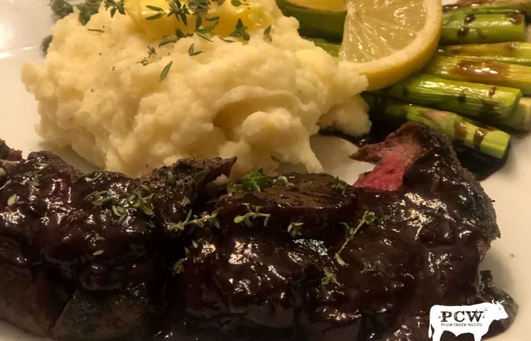 Teres Major Medallions with a Mushroom &amp; Red Wine Reduction &ndash; Page 2 &ndash; Plum Creek Wagyu