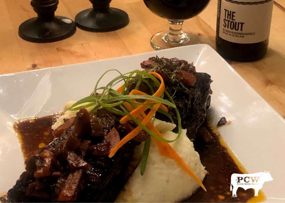 Short Ribs Braised with Red Wine & Stout