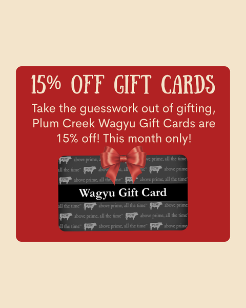 bugaboo creek gift card Plum Creek Wagyu E-Gift Card